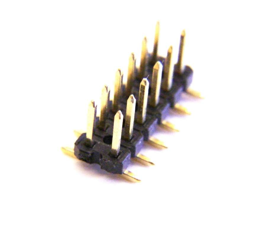 2x 40-pol SMD StiftleisteRM 2,54mm1-reihig langgeradeLötanschluss 