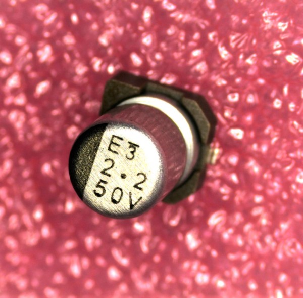 2,2µF 50V SMD Alu Elektrolit Kondensator