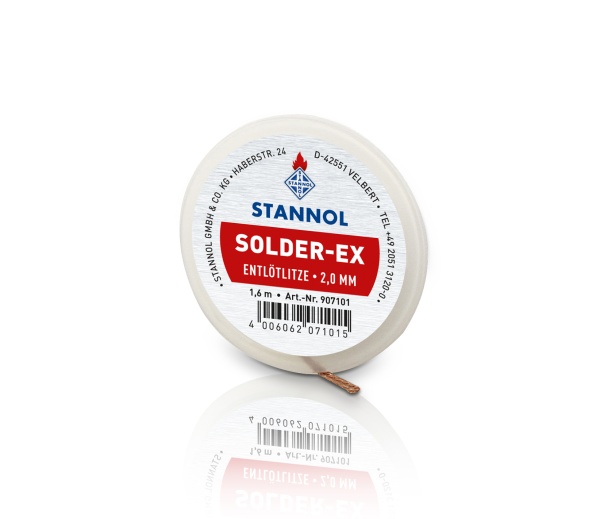Stannol SOLDER-EX Entlötlitze 2,0mm 1,6m
