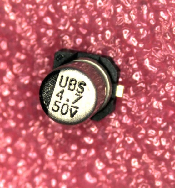 4,7µF 50V SMD Alu Elektrolit Kondensator